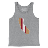 California Helmet Stripes Men/Unisex Tank Top-Allegiant Goods Co. Vintage Sports Apparel