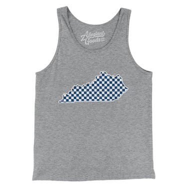 Kentucky Checkerboard Men/Unisex Tank Top-Allegiant Goods Co. Vintage Sports Apparel