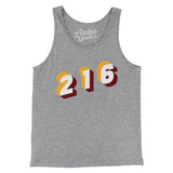 Cleveland 216 Area Code Men/Unisex Tank Top-Allegiant Goods Co. Vintage Sports Apparel