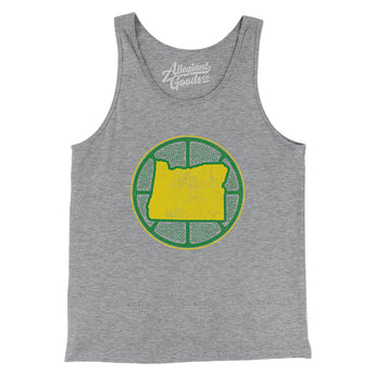Oregon Basketball Men/Unisex Tank Top-Allegiant Goods Co. Vintage Sports Apparel