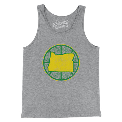 Oregon Basketball Men/Unisex Tank Top-Athletic Heather-Allegiant Goods Co. Vintage Sports Apparel
