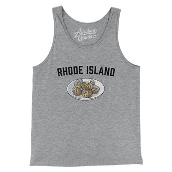 Rhode Island Clams Men/Unisex Tank Top-Allegiant Goods Co. Vintage Sports Apparel