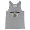 Rhode Island Clams Men/Unisex Tank Top-Athletic Heather-Allegiant Goods Co. Vintage Sports Apparel