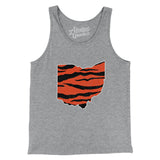 Ohio Tiger Stripes Men/Unisex Tank Top-Allegiant Goods Co. Vintage Sports Apparel