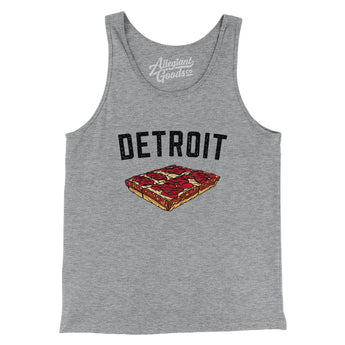 Detroit Style Pan Pizza Men/Unisex Tank Top-Allegiant Goods Co. Vintage Sports Apparel