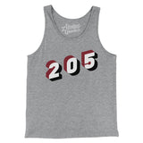 Birmingham & Tuscaloosa 205 Area Code Men/Unisex Tank Top-Allegiant Goods Co. Vintage Sports Apparel