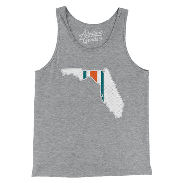 Florida Helmet Stripes Men/Unisex Tank Top-Allegiant Goods Co. Vintage Sports Apparel