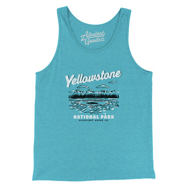 Yellowstone National Park Men/Unisex Tank Top-Allegiant Goods Co. Vintage Sports Apparel