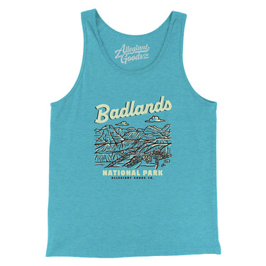 Badlands National Park Men/Unisex Tank Top-Allegiant Goods Co. Vintage Sports Apparel