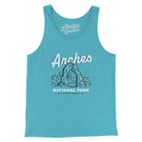 Arches National Park Men/Unisex Tank Top-Allegiant Goods Co. Vintage Sports Apparel