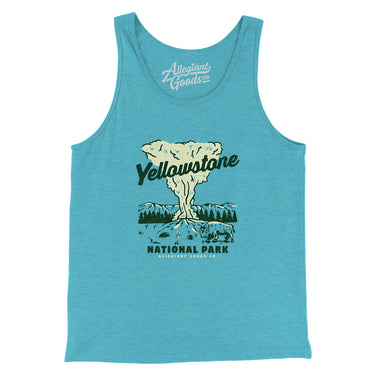 Yellowstone National Park Old Faithful Men/Unisex Tank Top-Allegiant Goods Co. Vintage Sports Apparel