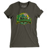 Miami Manatees Hockey Women's T-Shirt-Army-Allegiant Goods Co. Vintage Sports Apparel
