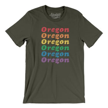 Oregon Pride Men/Unisex T-Shirt-Allegiant Goods Co. Vintage Sports Apparel