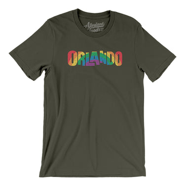 Orlando Florida Pride Men/Unisex T-Shirt-Allegiant Goods Co. Vintage Sports Apparel