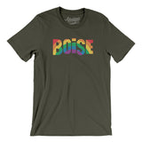 Boise Idaho Pride Men/Unisex T-Shirt-Allegiant Goods Co. Vintage Sports Apparel
