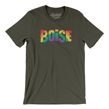 Boise Idaho Pride Men/Unisex T-Shirt-Allegiant Goods Co. Vintage Sports Apparel