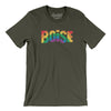 Boise Idaho Pride Men/Unisex T-Shirt-Army-Allegiant Goods Co. Vintage Sports Apparel