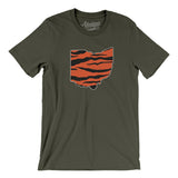 Ohio Tiger Stripes Men/Unisex T-Shirt-Allegiant Goods Co. Vintage Sports Apparel