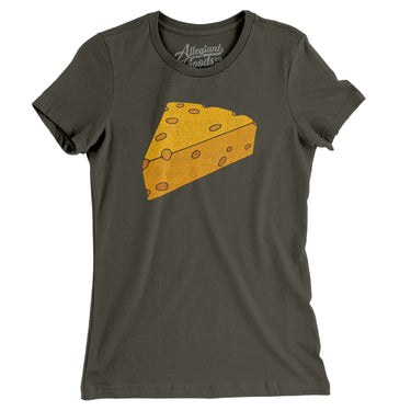 Cheesehead Women's T-Shirt-Allegiant Goods Co. Vintage Sports Apparel