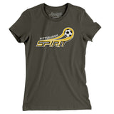 Pittsburgh Spirit Soccer Women's T-Shirt-Allegiant Goods Co. Vintage Sports Apparel