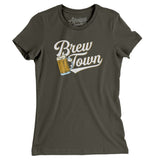 Brew Town Women's T-Shirt-Allegiant Goods Co. Vintage Sports Apparel