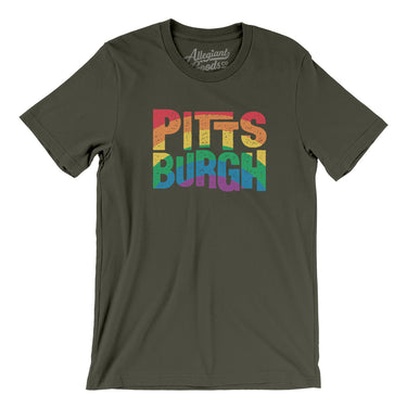 Pittsburgh Pennsylvania Pride Men/Unisex T-Shirt-Allegiant Goods Co. Vintage Sports Apparel