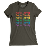 New York Pride Women's T-Shirt-Allegiant Goods Co. Vintage Sports Apparel