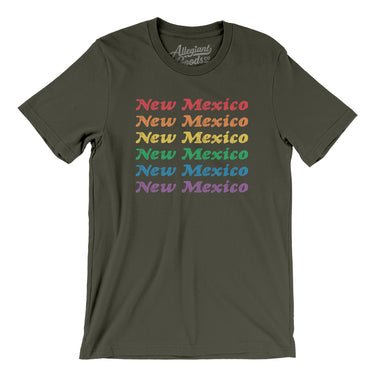 New Mexico Pride Men/Unisex T-Shirt-Allegiant Goods Co. Vintage Sports Apparel
