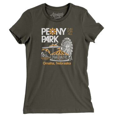 Peony Park Amusement Park Women's T-Shirt-Allegiant Goods Co. Vintage Sports Apparel