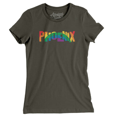 Phoenix Arizona Pride Women's T-Shirt-Allegiant Goods Co. Vintage Sports Apparel