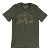 Drink Like a New Yorker Men/Unisex T-Shirt-Allegiant Goods Co. Vintage Sports Apparel