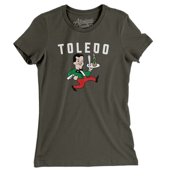 Toledo Buckeyes Hockey Women's T-Shirt-Allegiant Goods Co. Vintage Sports Apparel