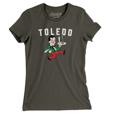 Toledo Buckeyes Hockey Women's T-Shirt-Allegiant Goods Co. Vintage Sports Apparel