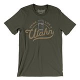 Drink Like a Utahn Men/Unisex T-Shirt-Allegiant Goods Co. Vintage Sports Apparel