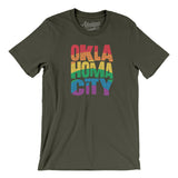 Oklahoma City Oklahoma Pride Men/Unisex T-Shirt-Allegiant Goods Co. Vintage Sports Apparel