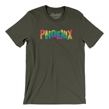 Phoenix Arizona Pride Men/Unisex T-Shirt-Allegiant Goods Co. Vintage Sports Apparel