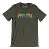 Phoenix Arizona Pride Men/Unisex T-Shirt-Army-Allegiant Goods Co. Vintage Sports Apparel