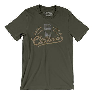 Drink Like a South Carolinian Men/Unisex T-Shirt-Allegiant Goods Co. Vintage Sports Apparel