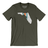 Florida Helmet Stripes Men/Unisex T-Shirt-Allegiant Goods Co. Vintage Sports Apparel