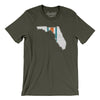 Florida Helmet Stripes Men/Unisex T-Shirt-Army-Allegiant Goods Co. Vintage Sports Apparel