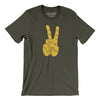 V For Victory Men/Unisex T-Shirt-Army-Allegiant Goods Co. Vintage Sports Apparel