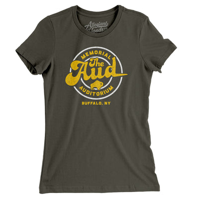 Buffalo The Aud Women's T-Shirt-Army-Allegiant Goods Co. Vintage Sports Apparel