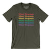 West Virginia Pride Men/Unisex T-Shirt-Army-Allegiant Goods Co. Vintage Sports Apparel