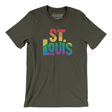 St. Louis Missouri Pride Men/Unisex T-Shirt-Allegiant Goods Co. Vintage Sports Apparel