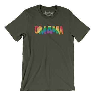 Omaha Nebraska Pride Men/Unisex T-Shirt-Allegiant Goods Co. Vintage Sports Apparel