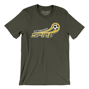 Pittsburgh Spirit Soccer Men/Unisex T-Shirt-Allegiant Goods Co. Vintage Sports Apparel