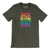Jacksonville Florida Pride Men/Unisex T-Shirt-Army-Allegiant Goods Co. Vintage Sports Apparel