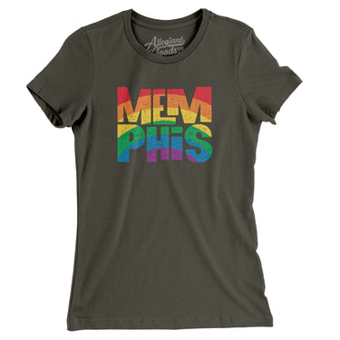 Memphis Tennessee Pride Women's T-Shirt-Allegiant Goods Co. Vintage Sports Apparel