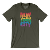 New York City Pride Men/Unisex T-Shirt-Allegiant Goods Co. Vintage Sports Apparel