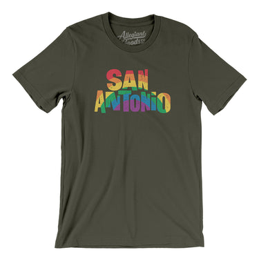 San Antonio Texas Pride Men/Unisex T-Shirt-Allegiant Goods Co. Vintage Sports Apparel